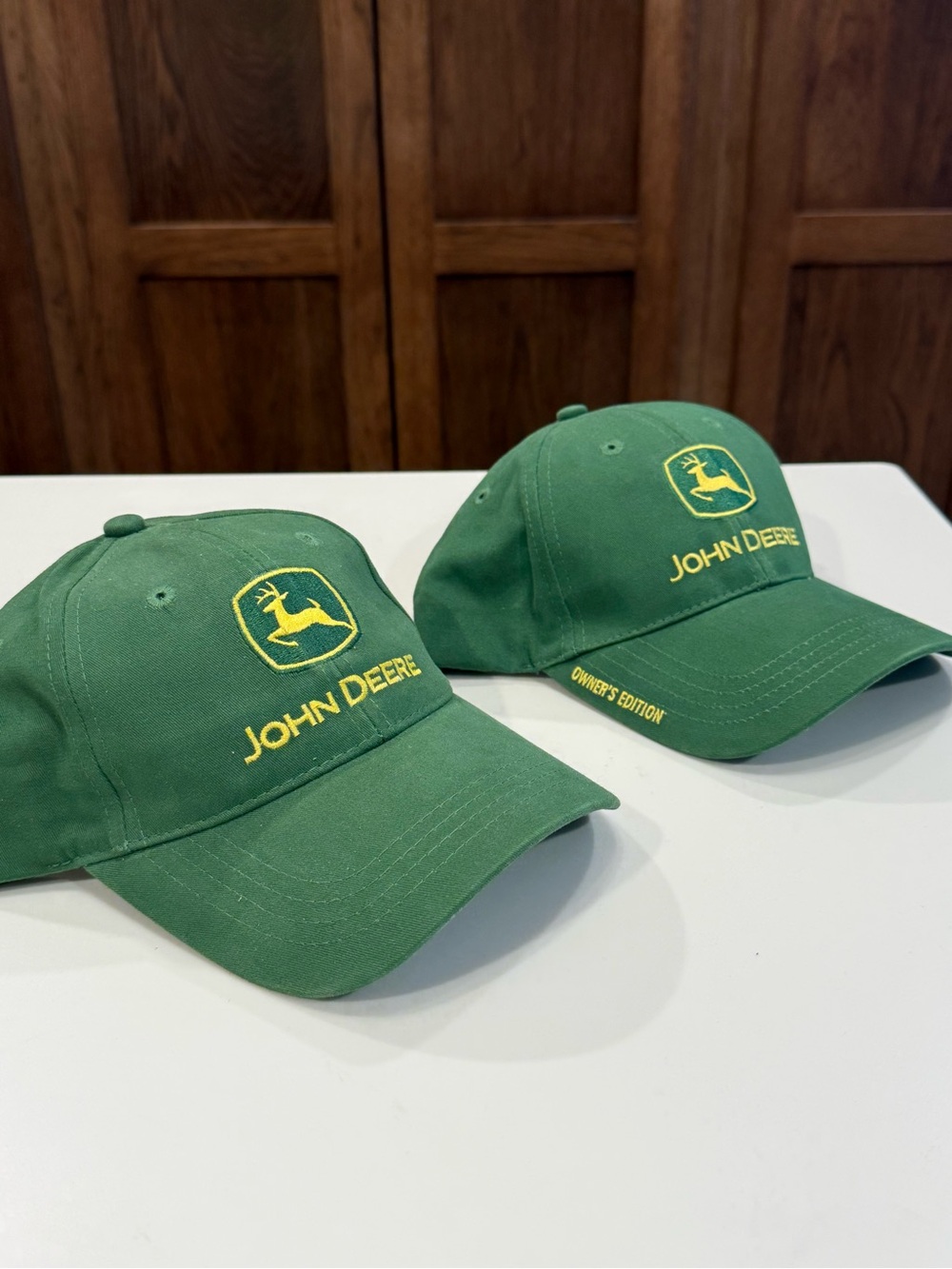 John Deere Cap Bundle Vintage-Style John Deere Baseball Caps — 2-Pack